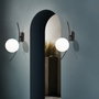 Opviq Hilal - 3821 Lámpara de pared Blanco y negro